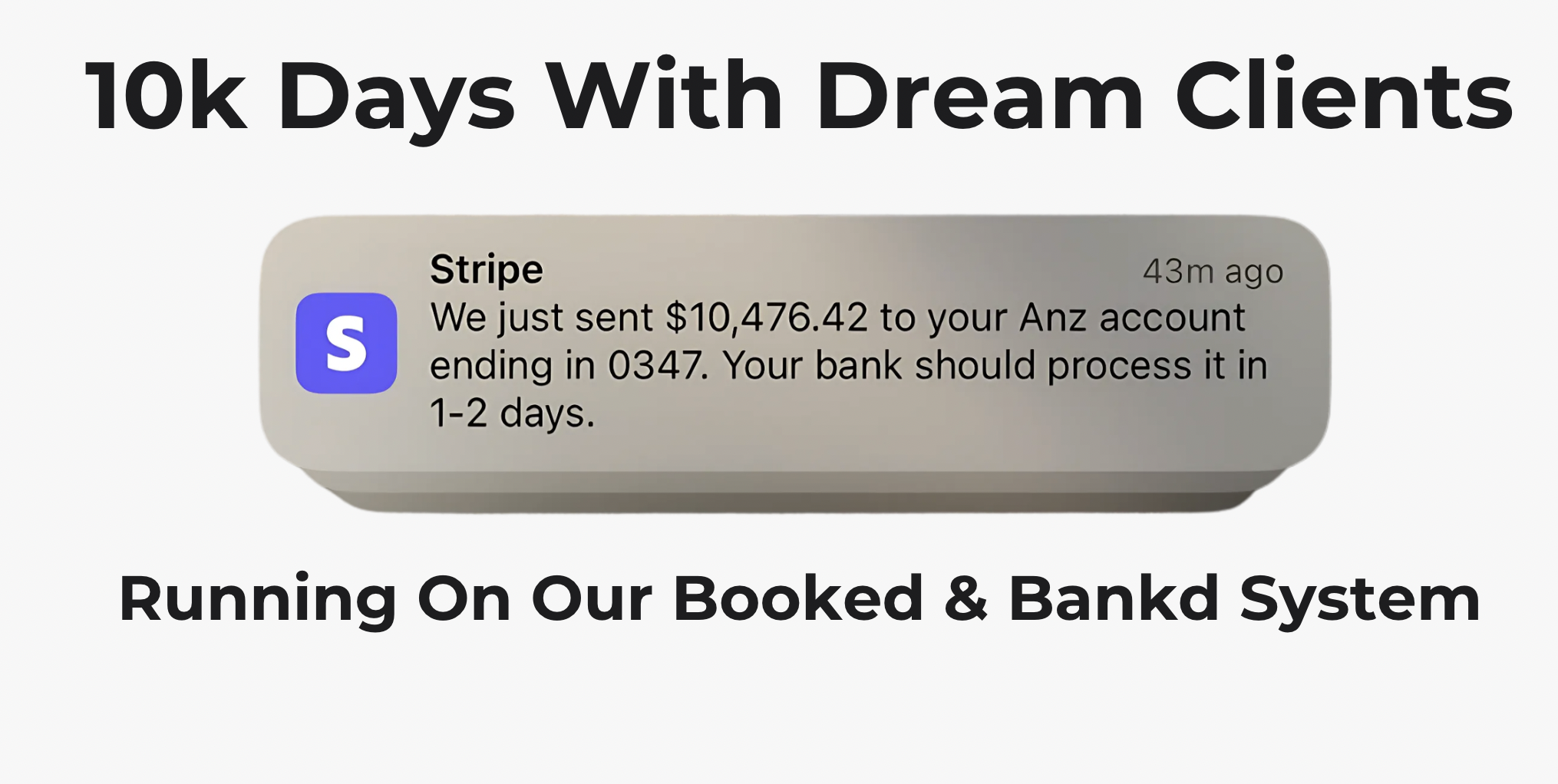 Client payment via Stripe